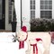 Haute Decor Mama and Baby Polar Bear (Set of 2) Easy Setup Outdoor Lighted Christmas Yard Decor with 50 Warm White LED Lights and Classic Red and White Hat and Scarf